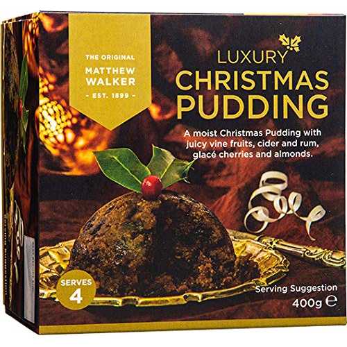 マシューウォーカー 贅沢さクリスマスプッディング 400g Matthew Walker Luxury Christmas Pudding 400g