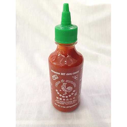 Huy Fong、シラチャー ホットチ資源、9 薬局衡オンス瓶 (8 容器に並べる) Huy Fong, Sriracha Hot Chili Sauce, 9 Ounce Bottle (8 Pack)