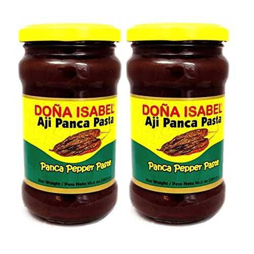 ドニャ イザ呼びりん 大騒ぎ パンカ パスタ 212 gr. - 3 容器に並べる / Panca ホットペッパーペースト 7.5 薬局衡オンス - 3容器に並べる Do・・a Isabel Do a Isabel Aji Panca Pasta 297.6 gr. / Panca Hot Pepper Paste 10.5 薬局衡オンス. - 2 Pack