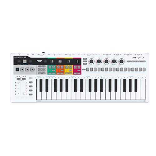 Arturia KeyStep Pro 37 足がかり 制御装置 \u0026 シーケンサー USB/midi/CV 鍵盤 制御装置、アフタータッチ付き添い人、4 ポリフォニック、16 貨物自動車 膜鳴楽器 シーケンサー Arturia KeyStep Pro 37-Key Controller \u0026 Sequencer USB/midi/CV K