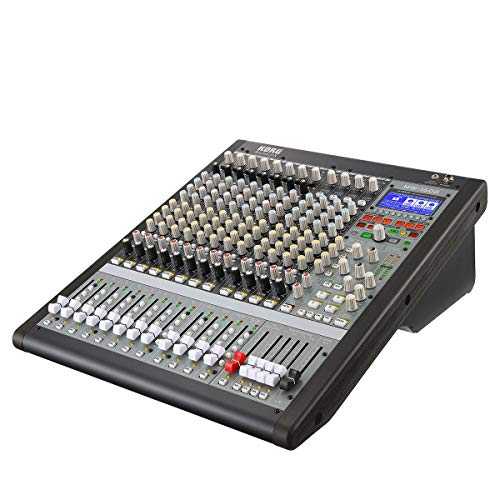 Korg SoundLink MW1608 16 通信路 8 二階建てバス 変わり種 アナログ/デジタル ミキサー (黒いこと) Korg SoundLink MW1608 16-Channel 8-Bus Hybrid Analog/Digital Mixer (Black)