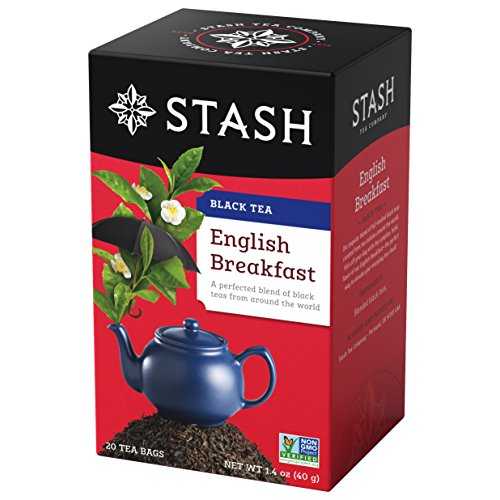 Stash Tea イングリッシュ ブレックファスト お茶、20 かぞえ上げる (6 個容器に並べる) Stash Tea English Breakfast Tea, 20 Count (Pack of 6)