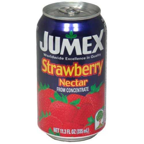 Jumex 甘露 オランダ苺、11.3 薬局衡オンス (24 個風呂敷き包み) Jumex Nectar Strawberry, 11.3-Ounce (Pack of 24)