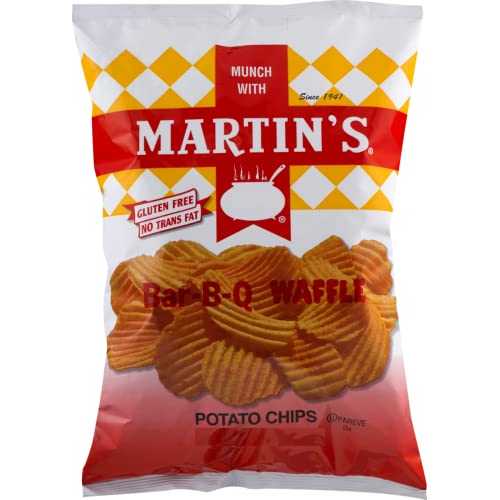 Martin\u0027s Bar-B-Q Waffle Potato Chips 8.5 Ounces (3 Bags)