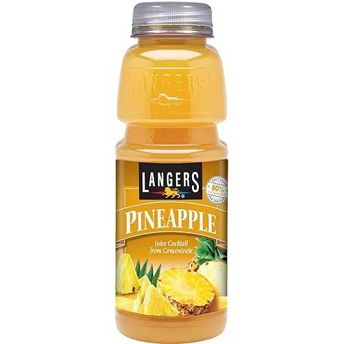 ランガーズジュース パイナップルカクテルジュース、15.2薬局衡オンス (12容器に並べる) Langers Juice Pineapple Cocktail Juice, 15.2 薬局衡オンス (Pack of 12)