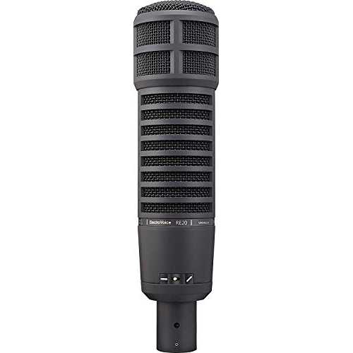 Electro-Voice RE20-BLACK 活動的言いひろめるアナウンサー マイクロホン 黒いこと (RE20) Electro-Voice RE20-BLACK Dynamic Broadcast Announcer Microphone, Black (RE20)