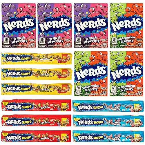 ナーズ 荷縄 砂糖菓子 クレイブ ボックス席 - 木ノ実 木ノ実 3 個、虹霓 3 個、トロピカル 荷縄 3 個と、オランダ苺と葡萄のナード ボックス席 3 個、スイカと桜んぼうの 3 容器に並べる各 1.65 薬局衡オンスの多種多様さ 容器に並べる - 足し加える 15 個