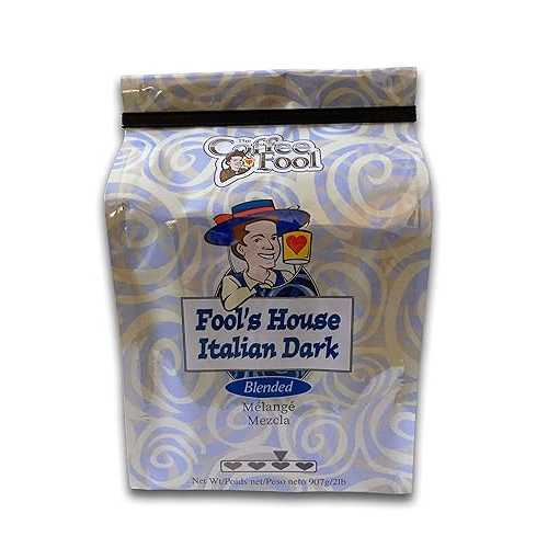 Coffee Fool\u0027s House Italian Dark, 2 Pound (Whole Bean) The Coffee Fool Coffee Fool s House Italian Dark, 2 Pound (Whole Bean)