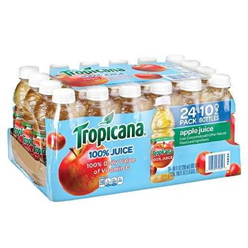 トロピカーナ アップル 清涼飲料水、10 薬局衡オンス、24 個 Tropicana Apple Juice, 10 薬局衡オンス., 24 Count