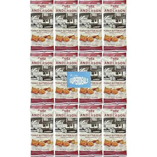 HK Anderson Peanut Butter Filled Pretzel Nuggets, 2.5oz Bag (12-Pack)|Glomarket