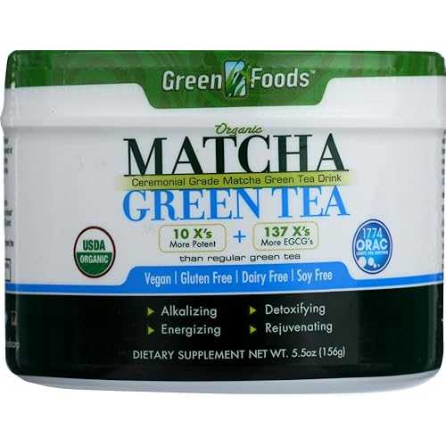 Green Foods 抹茶緑茶 4x 5.5 薬局衡オンス Green Foods Matcha Green Tea 4x 5.5 Oz