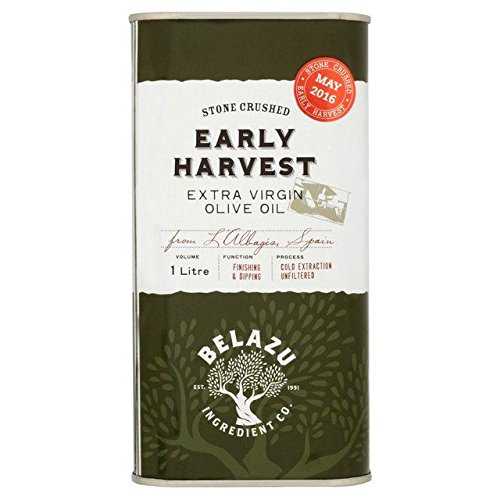 Belazu Early Harvest Extra Virgin Olive Oil Tin - 1L (33.81fl 薬局衡オンス)