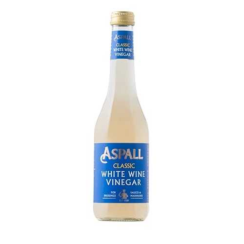 アスポール 白ワインビネガー 350ml (6本入) Aspall White Wine Vinegar 350 ml (Pack of 6)