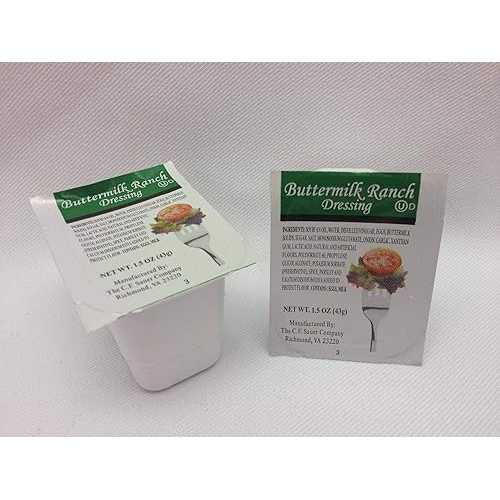 C.F. Sauer Foods Buttermilk Ranch Dressing, 1.5 Ounce - 100 per case.