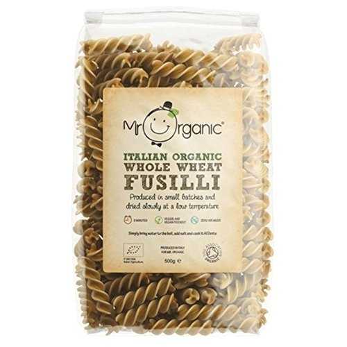 Mr.オーガニックグラハム粉フジッリ 500g - 2個風呂敷き包み Mr Organic Whole Wheat Fusilli 500g - Pack of 2