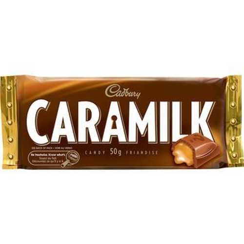 キャドバリー ハラ市乳 12 赤ちょうちん 50 g カナダ産 Cadbury Caramilk 12 bars 50 g From Canada