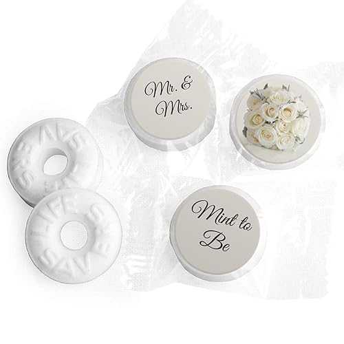 Just Candy Mint to Be LifeSavers Mints Wedding Favors (Approx 335-365 mints) - Floral
