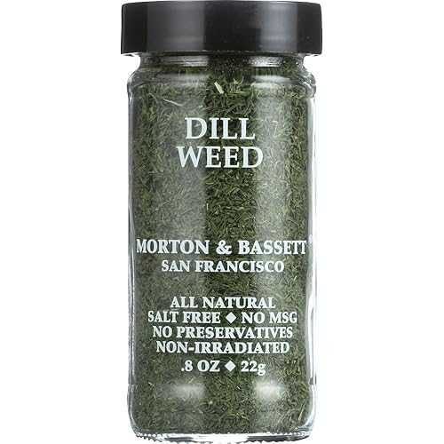 Morton \u0026 Bassett Dill Weed, .8-Ounce Jars (Pack of 3)