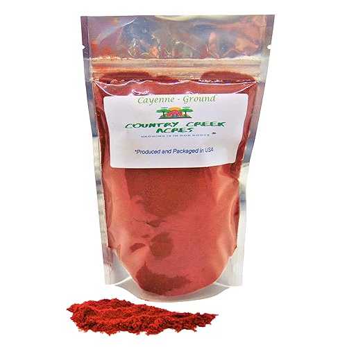 CAYENNE PEPPER, DRIED N GROUND,5 POUND, DELICIOUS FRESH SPICY DRIED HERB COUNTRY CREEK ACRES GROWING IS IN OUR ROOTS CAYENNE PEPPER, DRIED N GROUND,5 POUND, DELICIOUS FRESH SPICY DRIED HERB