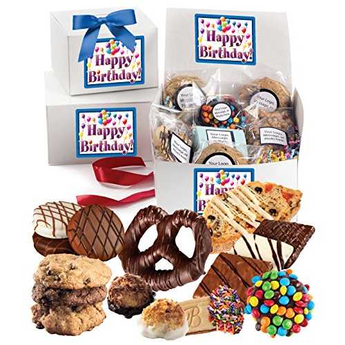心うれしい誕生日 - スイーツボックス - 2重量ポンド (ビスキットと砂糖菓子) Barbara\u0027s Cookie Pies HAPPY BIRTHDAY - BOX OF SWEETS - 2重量ポンド (Cookies and Candy)