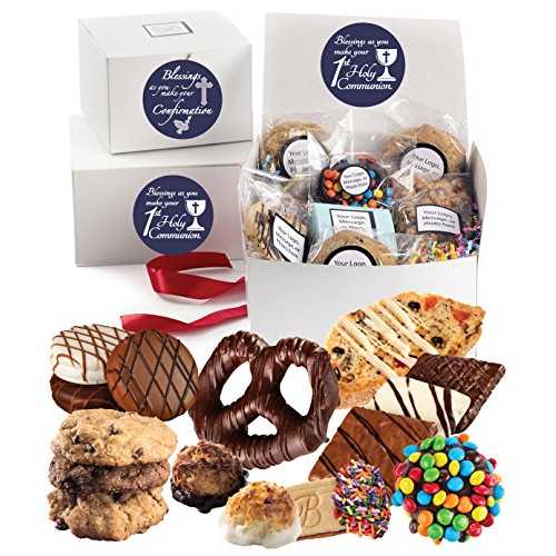 コミュニオン / 突きとめる - 御菓子の箱 - 2重量ポンド (ビスキットと砂糖菓子) Barbaras Cookie Pies LLC COMMUNION / CONFIRMATION - BOX OF SWEETS - 2重量ポンド (Cookies and Candy)