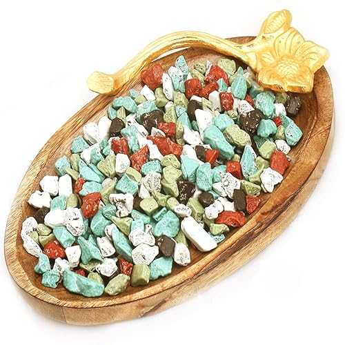 Ghasitaram Gifts Diwali Gifts Diwali Chocolates - Wooden Stone Chocolate Platter