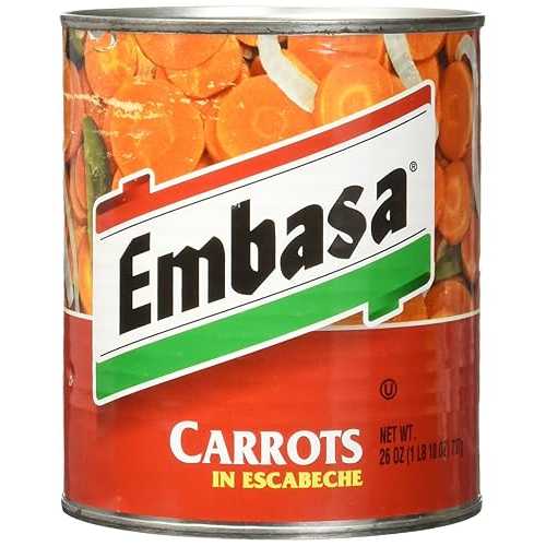 Embasa Sliced Carrots, 26-Ounce (Pack of 6)