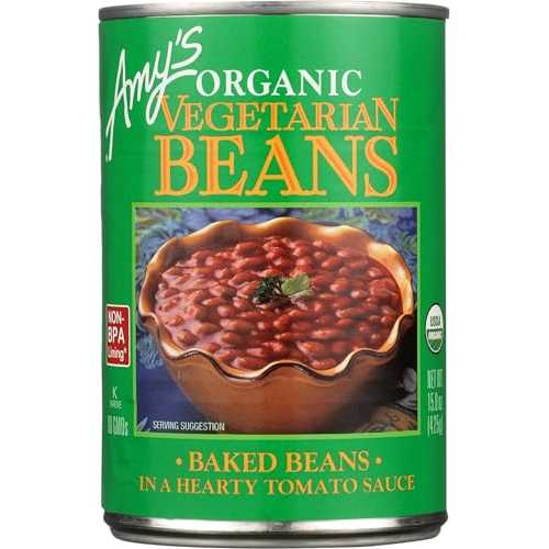 Amy\u0027s オーガニック 菜食主義者 ベイクド ビーンズ - 12 - 15 薬局衡オンスの入れもの 15薬局衡オンス Amy\u0027s Organic Vegetarian Baked Beans - Case Of 12 - 15 Oz. 15 OZ