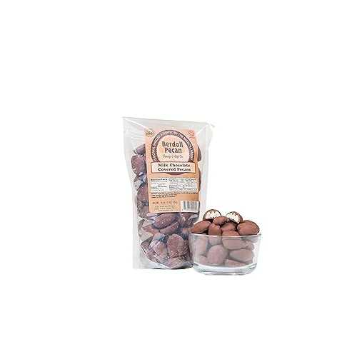 市乳黒茶で覆われたピーカンナッツ Berdoll Pecan Candy \u0026 Gift Co. Milk Chocolate Covered Pecans