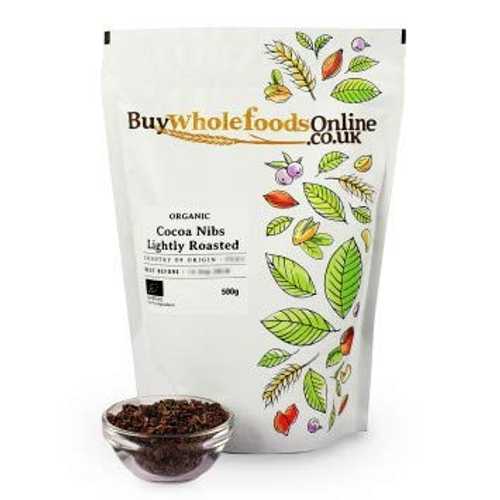 Whole Foods オーガニック ココアニブ (軽々しく焙ずる) (500g) を買いもとめるする Buy Whole Foods Organic Cocoa Nibs (Lightly Roasted) (500g)
