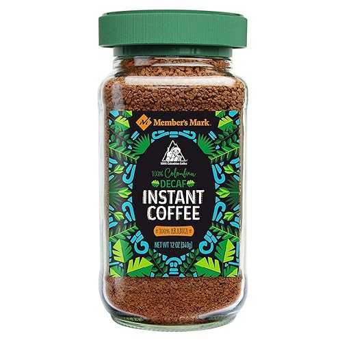 Daily Chef 100% コロンビア産カフェインレスフリーズドライインスタントコーヒー、12 薬局衡オンス MEMBER ?S MARK Daily Chef 100% Colombian Decaffeinated Freeze Dried Instant Coffee, 12 薬局衡オンス