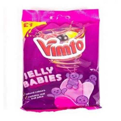 ヴィムト ジェリィもの言う花 150g (12個入) Vimto Jelly Babies 150g (Pack of 12)