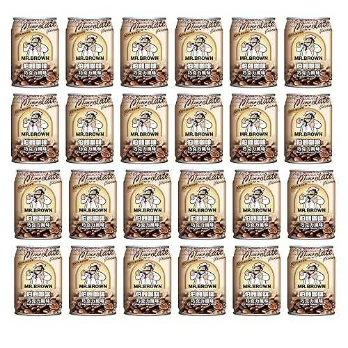 [Pack of 24] Mr Brown Chocolate Flavor Coffee 巧克力?味・稀・汲?料 - 8.12 Ounce [Pack of 24] Mr Brown Chocolate Flavor Coffee - 8.12 Ounce