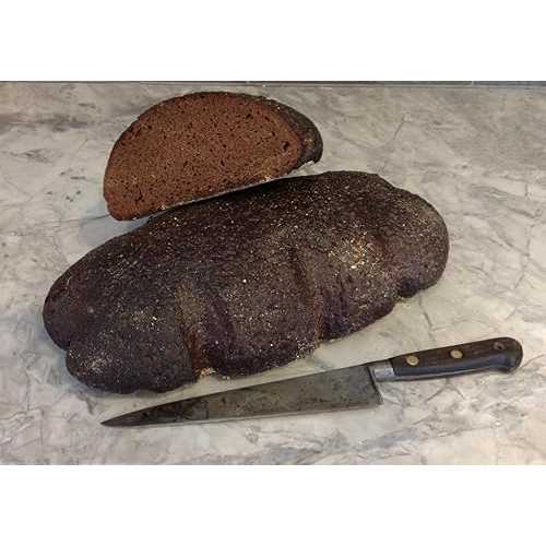 ブラックルースターライ麦食麺麭 - 5重量ポンドの食麺麭2個 Black Rooster Food LLC Black Rooster Rye Bread - Two 5 重量ポンド loaves