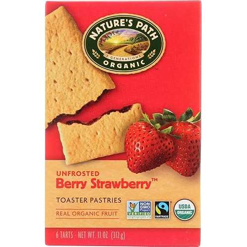 StarSun Depot (容れものではありません) 凍結なし木ノ実オランダ苺 トースター ペストリー StarSun Depot (NOT A CASE) Unfrosted Berry Strawberry Toaster Pastries