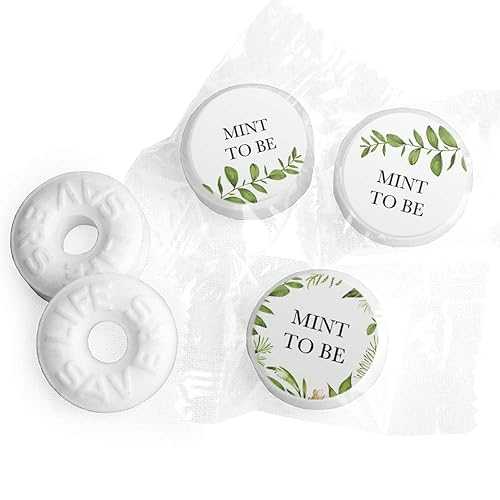Just Candy Mint to Be Wedding Mints Favors for Guests LifeSavers Mints (Approx 335-365 mints)
