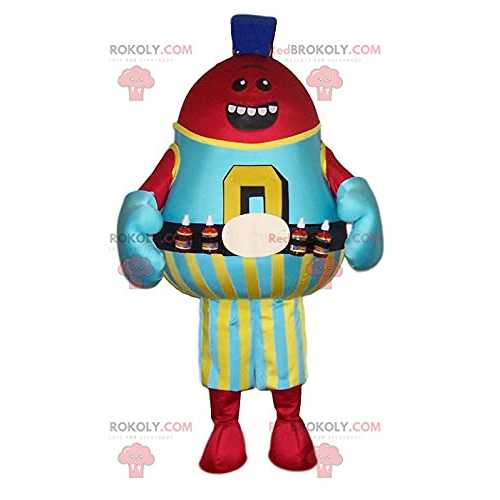 SPOTSOUND Plump and super smiling juice bottle REDBROKOLY Mascot