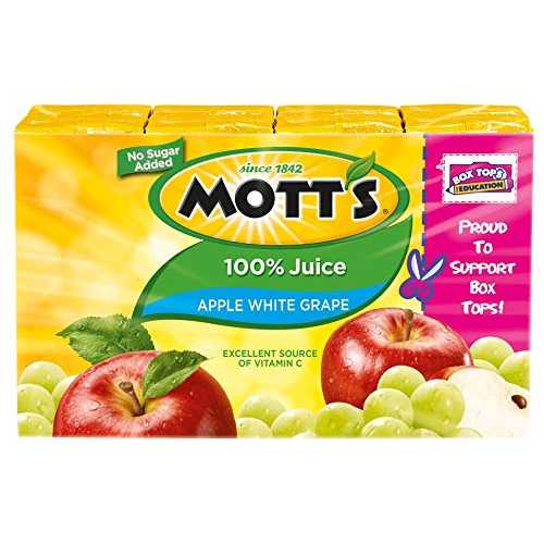 アップル 白いこと 葡萄 清涼飲料水 100 100分率、6.75 薬局衡オンス 8 風呂敷き包み -- 1 入れものにつき 4 風呂敷き包み Mott\u0027s Apple White Grape Juice 100 Percent, 6.75 Ounce 8 Packet -- 4 packs per Case