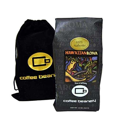 Coffee Beanery Hawaiian Kona 100% Authentic Specialty Coffee / 1 Bag of 12薬局衡オンス. Coffee (Automatic Drip Ground) / Medium Roast