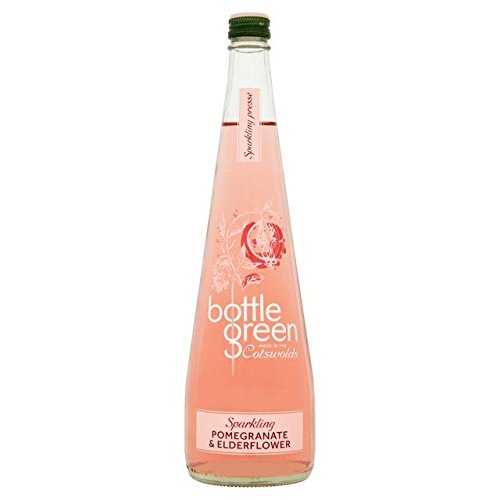 瓶緑であること ぴかぴか光る輪っか ざくろ \u0026 エルダーフラワー - 750ml (25.36fl 薬局衡オンス) Bottlegreen Sparkling Pomegranate \u0026 Elderflower - 750ml (25.36fl 薬局衡オンス)