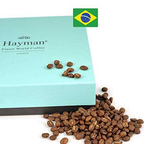 Hayman, 100% Brazil Fazenda Sao Paulo Specialty Coffee, Whole Bean, Medium Roast, 12 Ounces / Fresh Roasted Brazilian Coffee Beans Hayman - Finest World Coffee Hayman, 100% Brazil Fazenda Sao Paulo Specialty Coffee,