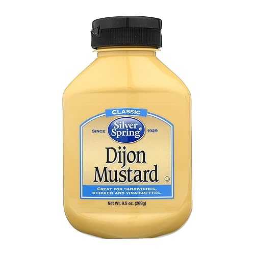 Silver Springs Mustard, Dijon, 9.5-Ounce Squeeze Bottles (Pack of 9)