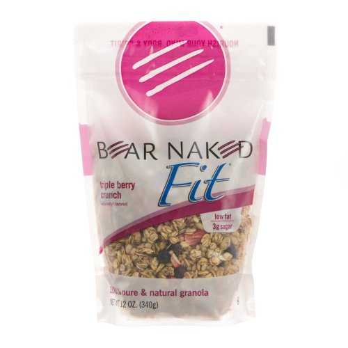 Bear ネイキッド 相応う トリプル 木ノ実 クランチ グラノーラ 12 薬局衡オンス 合切袋 (30 個容器に並べる) Bear Naked Fit Triple Berry Crunch Granola 12-Ounce Pouches (Pack of 30)