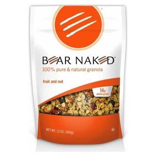 Bear Naked オール自然的 グラノーラ、フルーツ、木ノ実、12 薬局衡オンス 合切袋 (36 個容器に並べる) Bear Naked All Natural Granola, Fruit and Nut, 12 OZ Pouches (Pack of 36)
