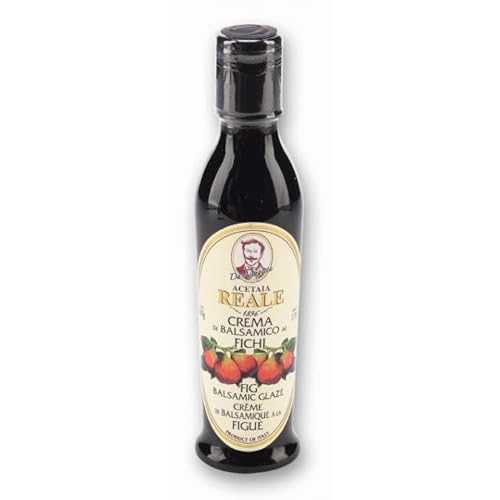 Acetaia Reale - イタリア共和国の無花果状果味わいのバルサミコ グレーズ - 600g Acetaia Reale - Authentic Italian Fig Flavored Balsamic Glaze - 600g (17.6 fl 薬局衡オンス)