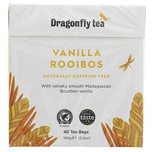 トンボ茶 ルイボスバニラ 40袋(4個入) Dragonfly Teas Rooibos Vanilla 40 bags (Pack of 4)