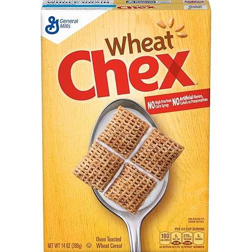 Wheat Chex 禾穀類、14.0 薬局衡オンス (6 個容器に並べる) Wheat Chex Cereal, 14.0 OZ (Pack of 6)