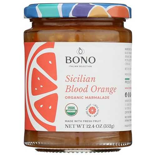 (容れものではありません) シシリアン ブラッド オレンジ色 ママレード Bono (NOT A CASE) Sicilian Blood Orange Marmalade