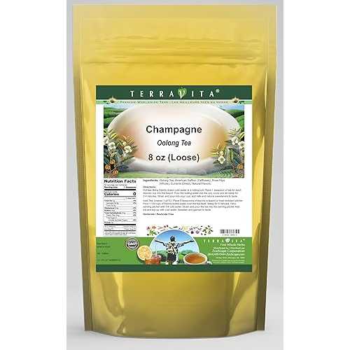 三鞭酒烏龍茶 (ルース) (8薬局衡オンス、ZIN: 538643) Terravita Champagne Oolong Tea (Loose) (8 薬局衡オンス, ZIN: 538643)