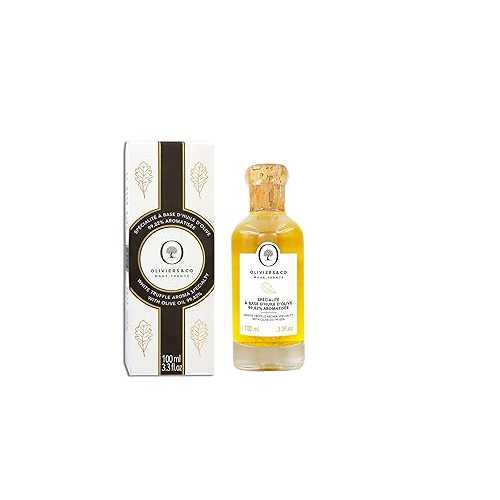 Oliviers \u0026 Co White Truffle Oil - Cold Pressed Extra Virgin Olive Oil with Rare White Truffle Extract / Made インチ Italy / Gourmet Holiday Gift for Chefs \u0026 Food Lovers / 3.3 fl 薬局衡オンス (100 ml) Oliviers \u0026 Co White Tru